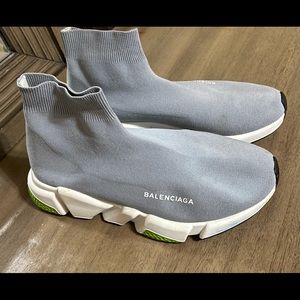 Gray and green Balenciaga men’s size 9 sneakers
